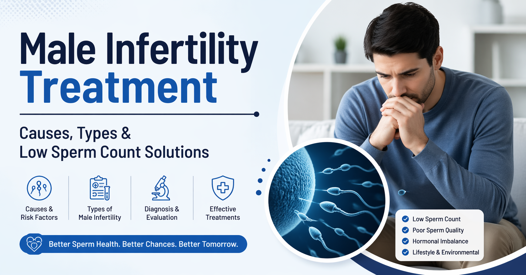 Male Infertility Treatment | Causes, Types & Low Sperm Count Solutions
