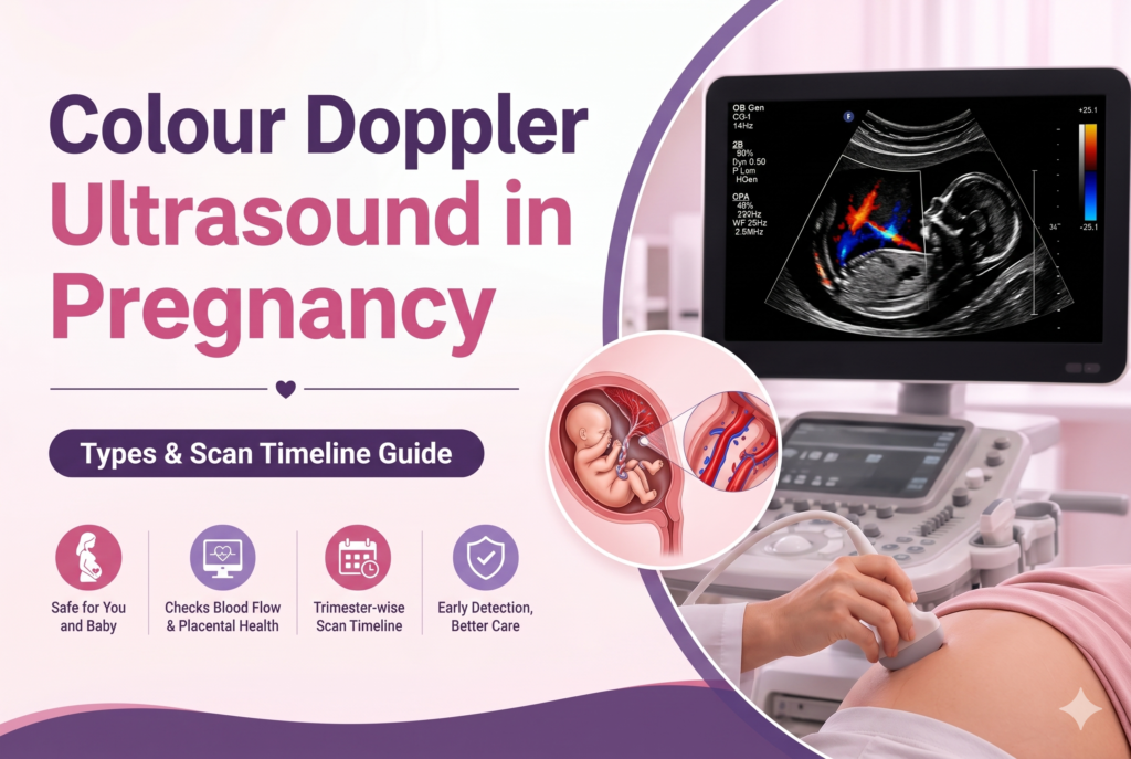 Colour Doppler Ultrasound in Pregnancy | Types & Scan Timeline Guide
