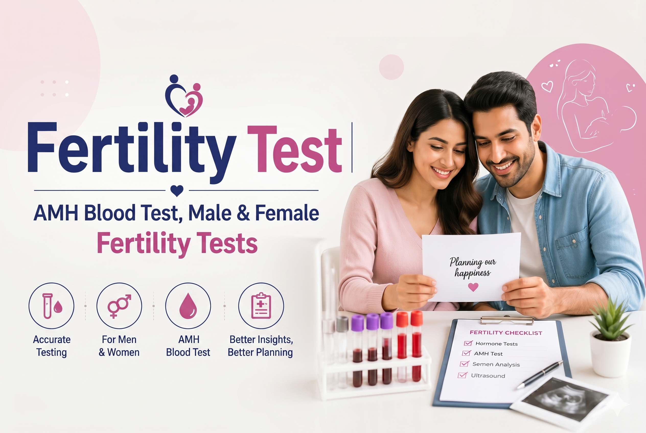 Fertility Test | AMH Blood Test, Male & Female Fertility Tests