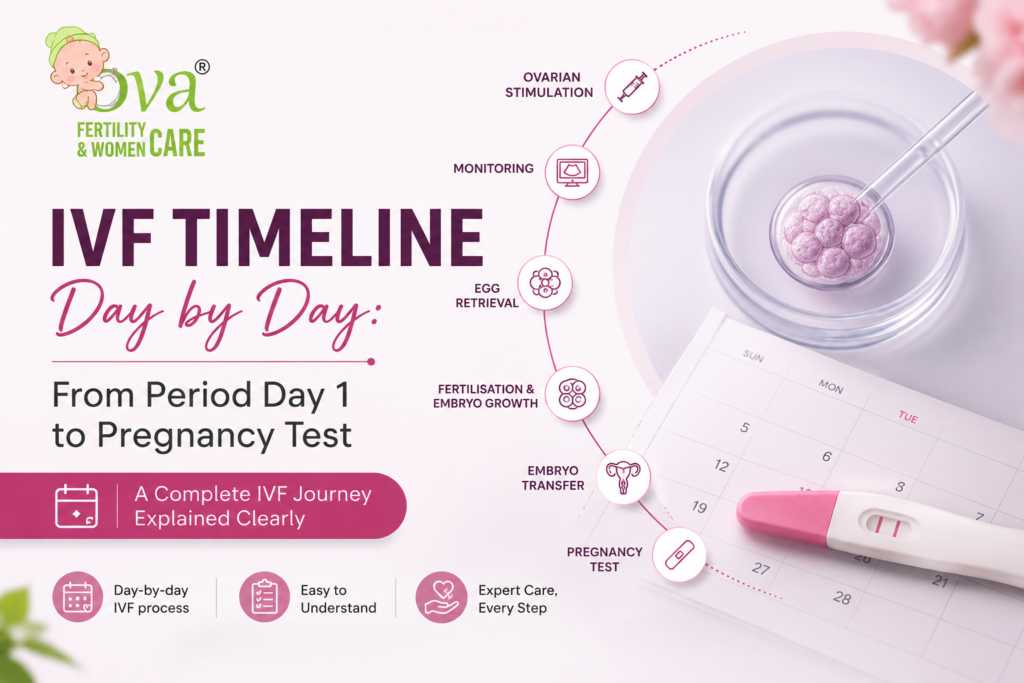 IVF Timeline Day by Day: From Period Day 1 to Pregnancy Test