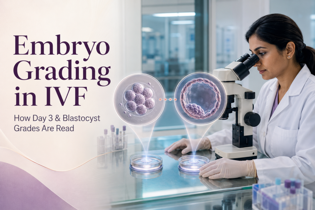 Embryo Grading in IVF: How Day 3 and Blastocyst Grades Are Read