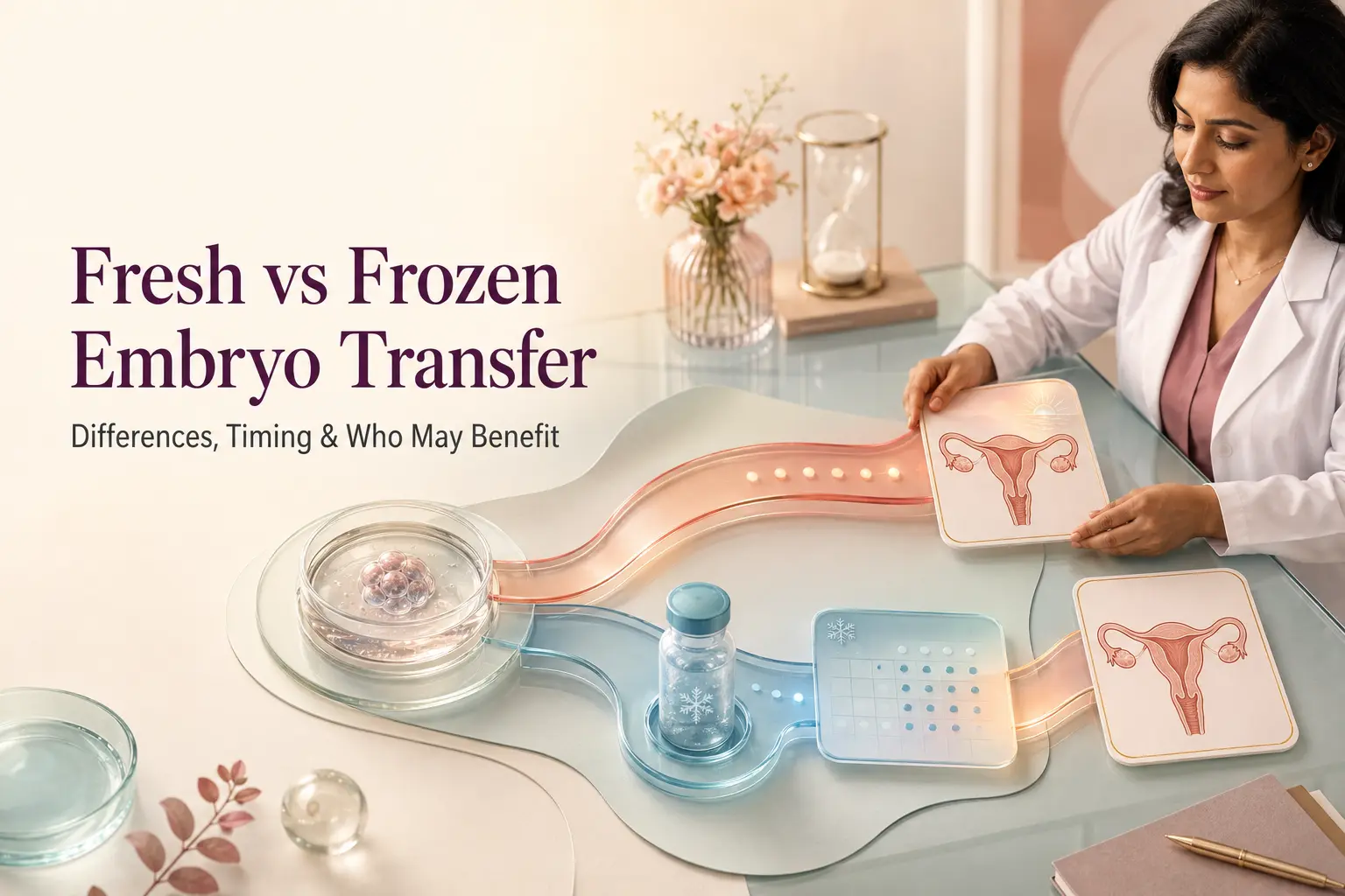 fresh vs frozen embryo transfer