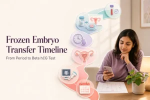 frozen embryo transfer timeline