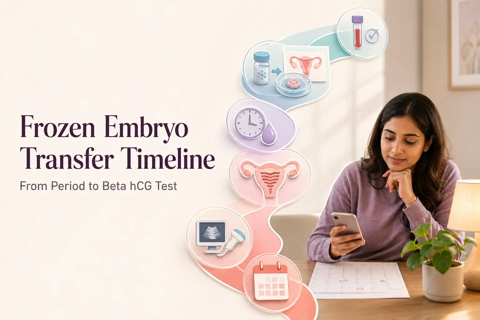 frozen embryo transfer timeline