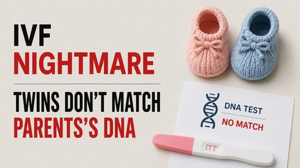 IVF NIGHTMARE TWINS DON'T MATCH PARENTS'S DNA