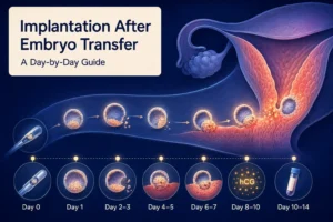 implantation after embryo transfer