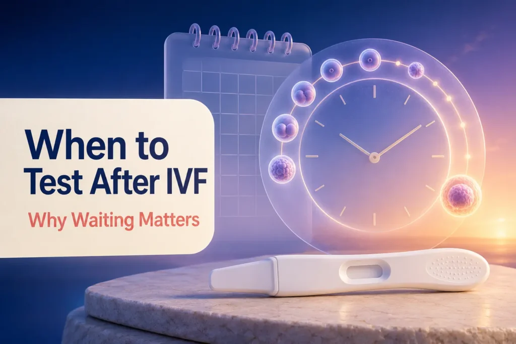 pregnancy test after IVF